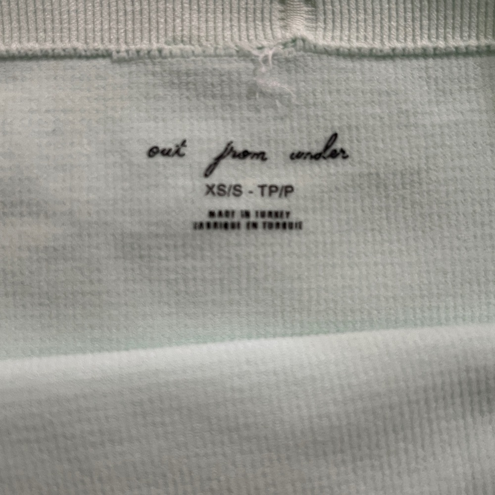 Urban Outfitters Light Green Strapless Crop Top - Picture 4 of 5